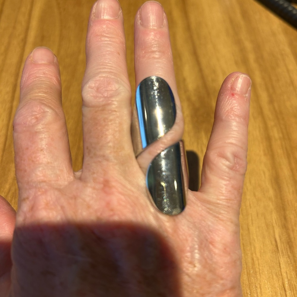 Silver Wrap ring - Picture 4 of 5